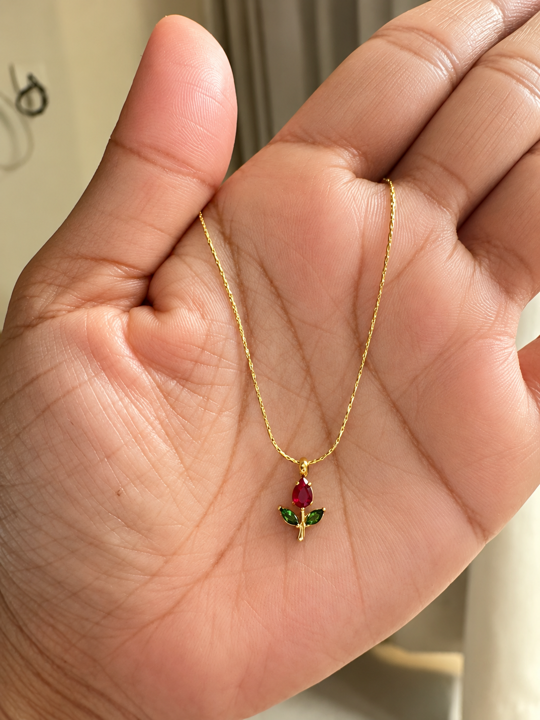 Tulip Pendant Necklace