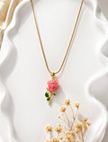 Rose Charm Necklace
