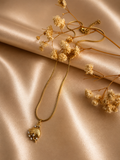 Auravie Golden Shell Charm Necklace