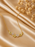 Flutter Bloom CZ Necklace