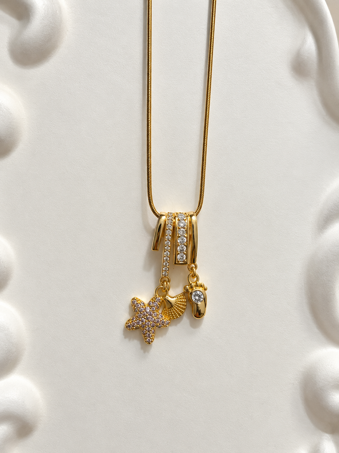 Starfish Charm Necklace