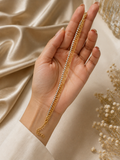 Golden Triple Chain Bracelet