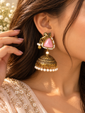 Rose Royale Antique Jhumka Earrings